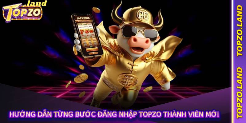 Hướng dẫn từng bước đăng nhập Topzo thành viên mới